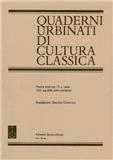 Quaderni Urbinati di Cultura Classica