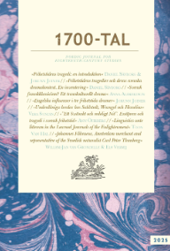 1700-tal: Nordic Journal for Eighteenth-Century Studies